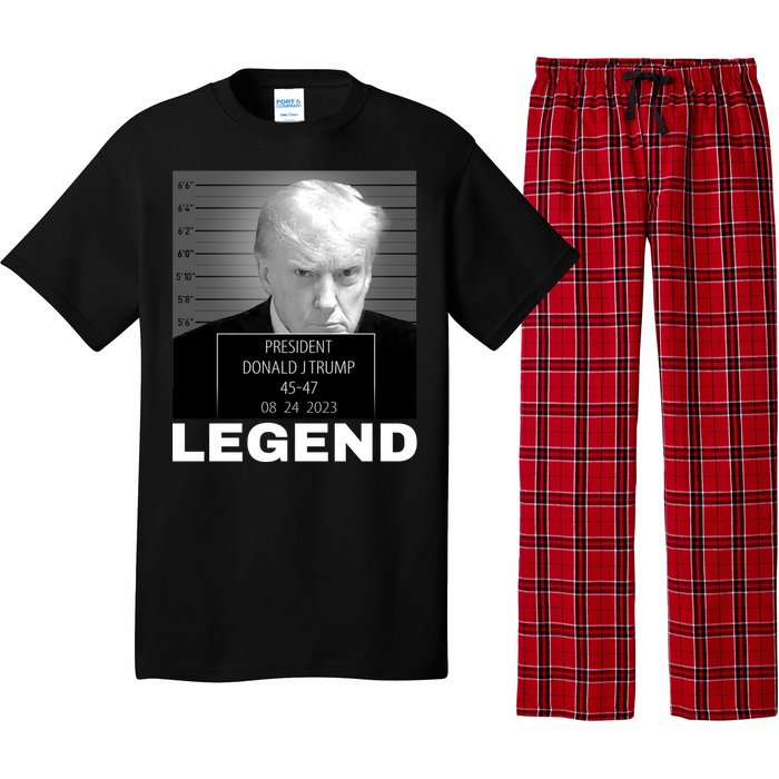 Trump 2024 Mugshot President legend Pajama Set