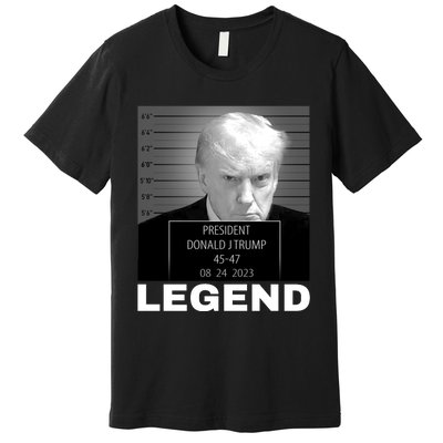 Trump 2024 Mugshot President legend Premium T-Shirt