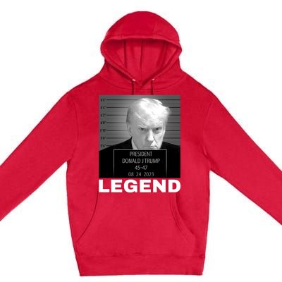 Trump 2024 Mugshot President legend Premium Pullover Hoodie