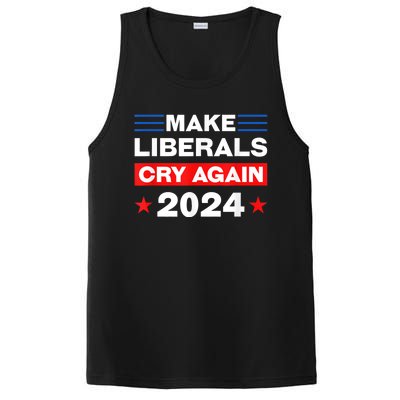 Trump 2024 Make Liberals Cry Again Trump American PosiCharge Competitor Tank