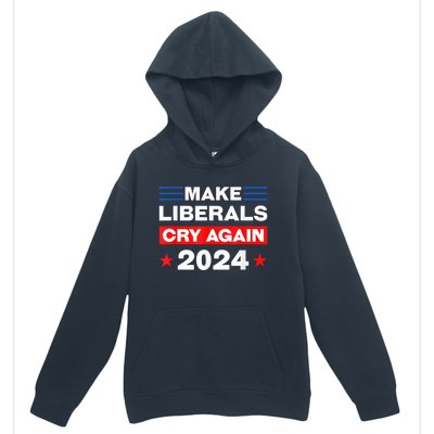 Trump 2024 Make Liberals Cry Again Trump American Urban Pullover Hoodie