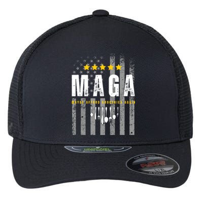 Trump 2024 Maga Maybe Afford Groceries Again Flexfit Unipanel Trucker Cap