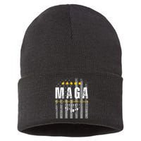 Trump 2024 Maga Maybe Afford Groceries Again Sustainable Knit Beanie