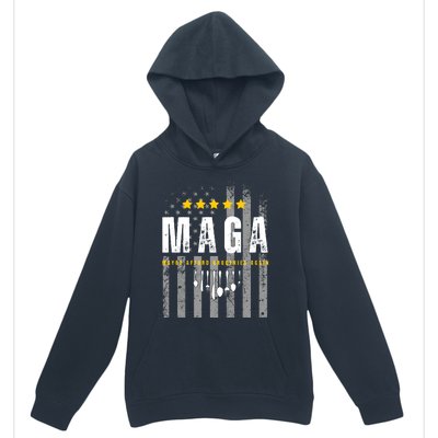 Trump 2024 Maga Maybe Afford Groceries Again Urban Pullover Hoodie