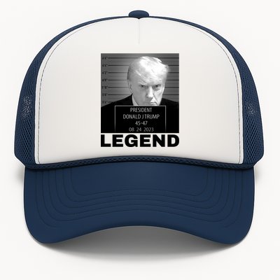 Trump 2024 Mugshot President legend Trucker Hat