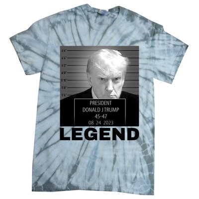 Trump 2024 Mugshot President legend Tie-Dye T-Shirt