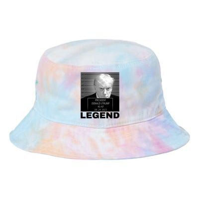 Trump 2024 Mugshot President legend Tie Dye Newport Bucket Hat