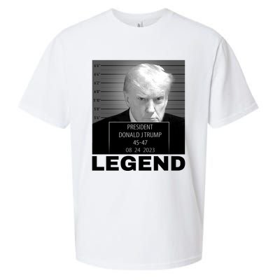 Trump 2024 Mugshot President legend Sueded Cloud Jersey T-Shirt