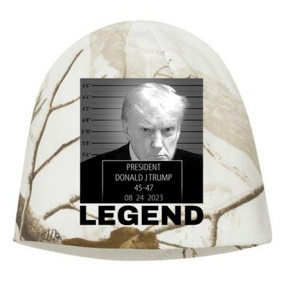 Trump 2024 Mugshot President legend Kati - Camo Knit Beanie