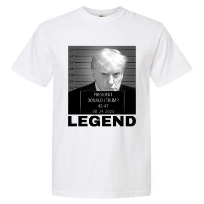 Trump 2024 Mugshot President legend Garment-Dyed Heavyweight T-Shirt