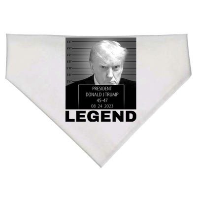 Trump 2024 Mugshot President legend USA-Made Doggie Bandana