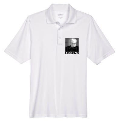 Trump 2024 Mugshot President legend Men's Origin Performance Pique Polo