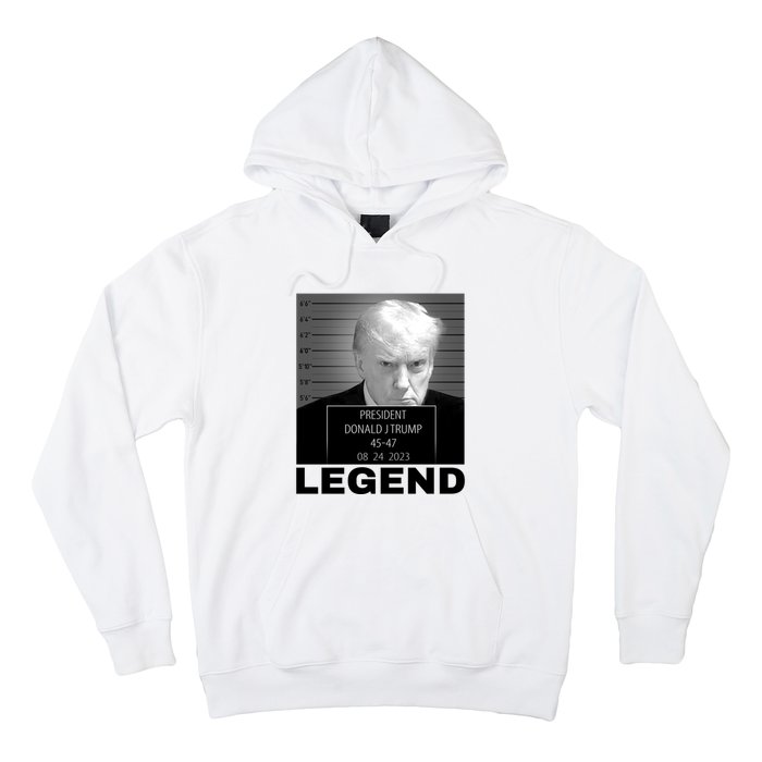 Trump 2024 Mugshot President legend Hoodie