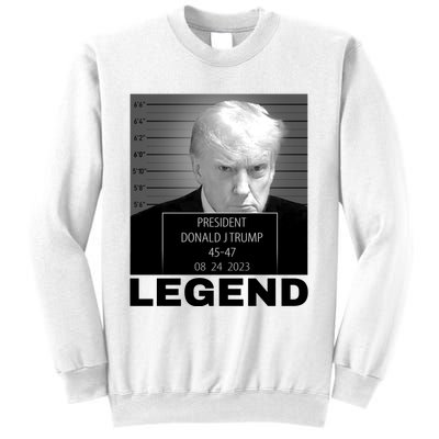 Trump 2024 Mugshot President legend Sweatshirt