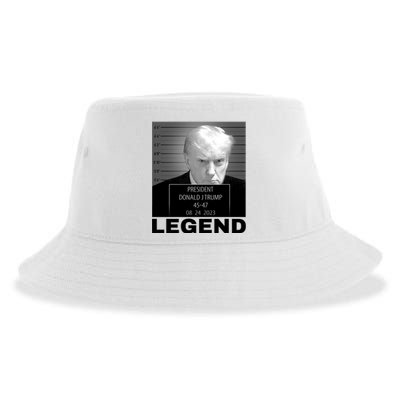 Trump 2024 Mugshot President legend Sustainable Bucket Hat