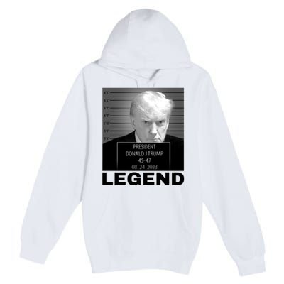 Trump 2024 Mugshot President legend Premium Pullover Hoodie