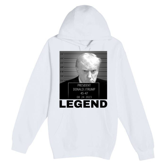 Trump 2024 Mugshot President legend Premium Pullover Hoodie