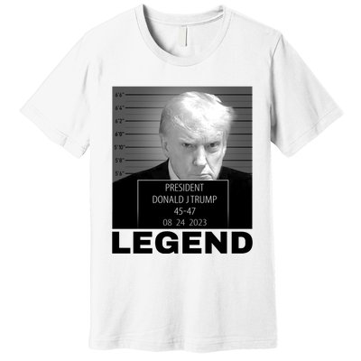 Trump 2024 Mugshot President legend Premium T-Shirt