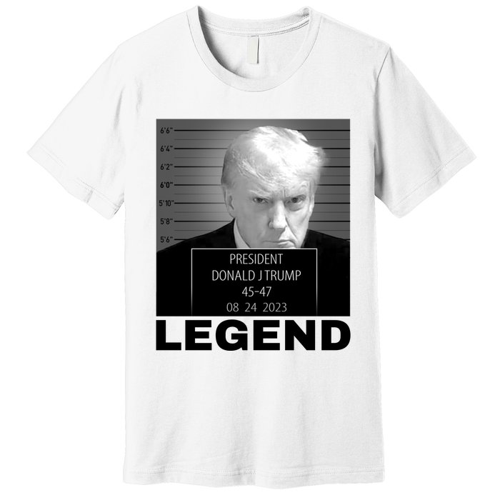 Trump 2024 Mugshot President legend Premium T-Shirt