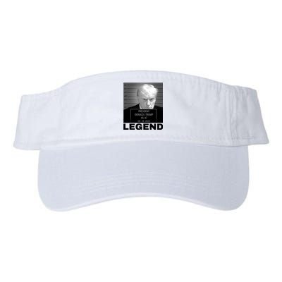 Trump 2024 Mugshot President legend Valucap Bio-Washed Visor