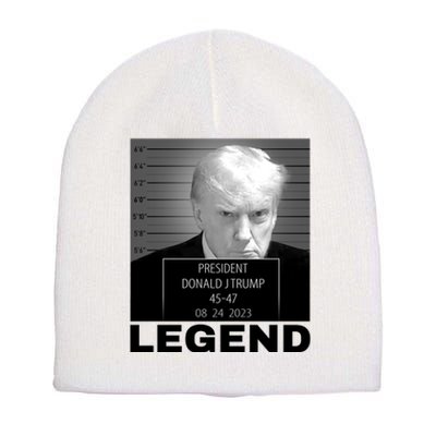 Trump 2024 Mugshot President legend Short Acrylic Beanie