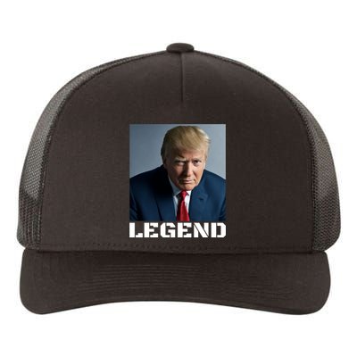 Trump 2024 Mugshot President legend Yupoong Adult 5-Panel Trucker Hat