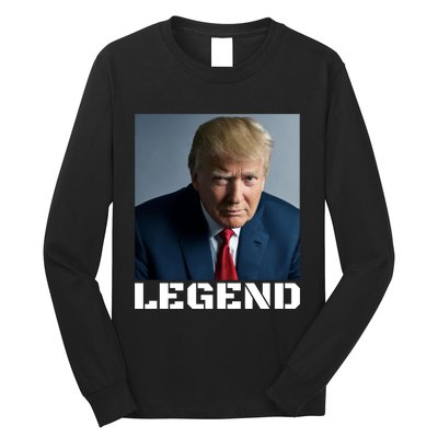 Trump 2024 Mugshot President legend Long Sleeve Shirt