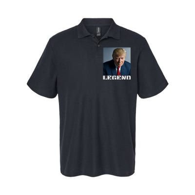 Trump 2024 Mugshot President legend Softstyle Adult Sport Polo