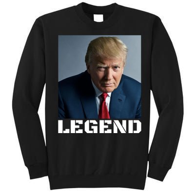 Trump 2024 Mugshot President legend Tall Sweatshirt