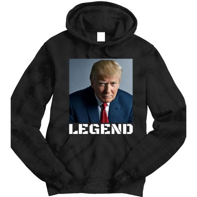 Trump 2024 Mugshot President legend Tie Dye Hoodie