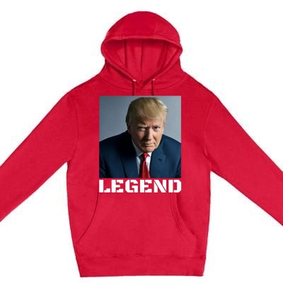 Trump 2024 Mugshot President legend Premium Pullover Hoodie