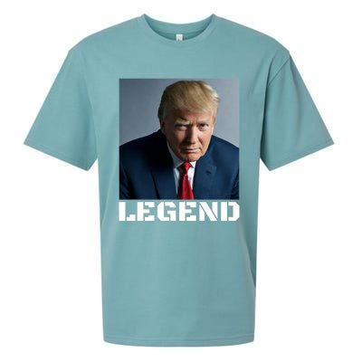 Trump 2024 Mugshot President legend Sueded Cloud Jersey T-Shirt