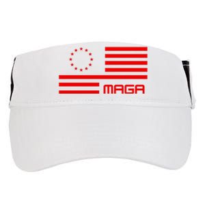 Trump 2024 Maga Flag Patriotic Republican Adult Drive Performance Visor