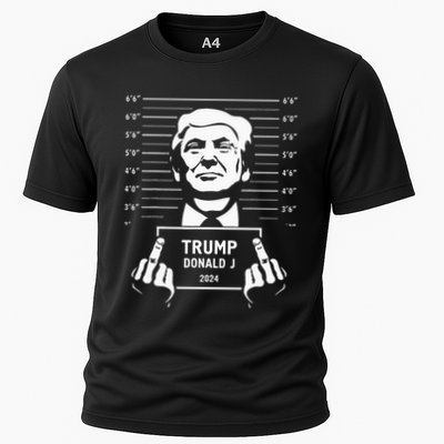Trump 2024 Mugshot Style Poster Performance Shirt