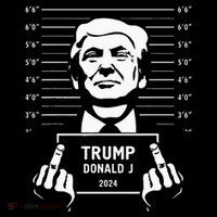 Trump 2024 Mugshot Style Poster T-Shirt