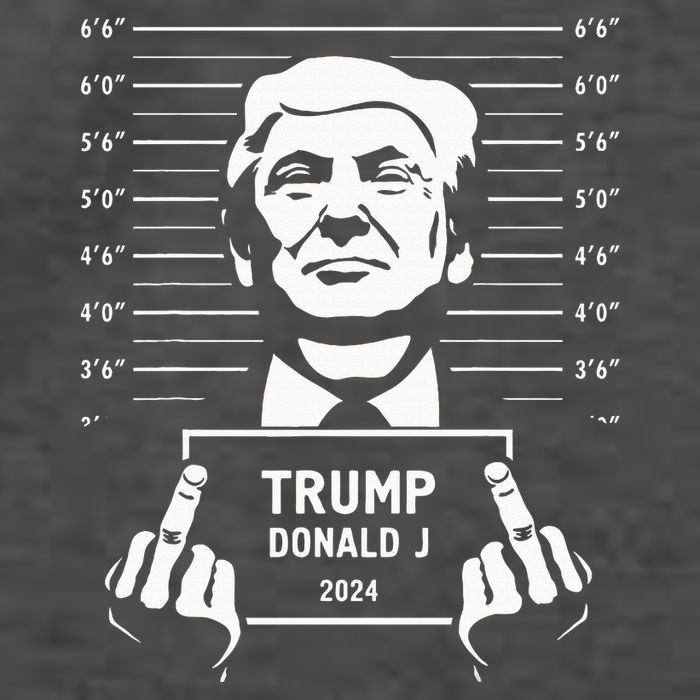 Trump 2024 Mugshot Style Poster Vector Backpack