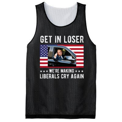 Trump 2024 Make Liberals Cry Again Get In Loser Mesh Reversible Basketball Jersey Tank