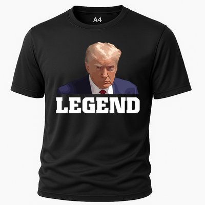 Trump 2024 Mugshot President Legend Cooling Performance Crew T-Shirt