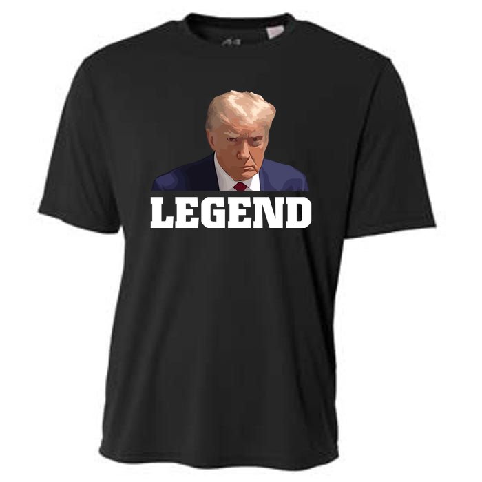 Trump 2024 Mugshot President Legend Cooling Performance Crew T-Shirt