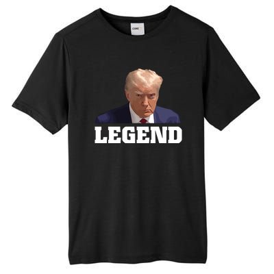 Trump 2024 Mugshot President Legend Tall Fusion ChromaSoft Performance T-Shirt