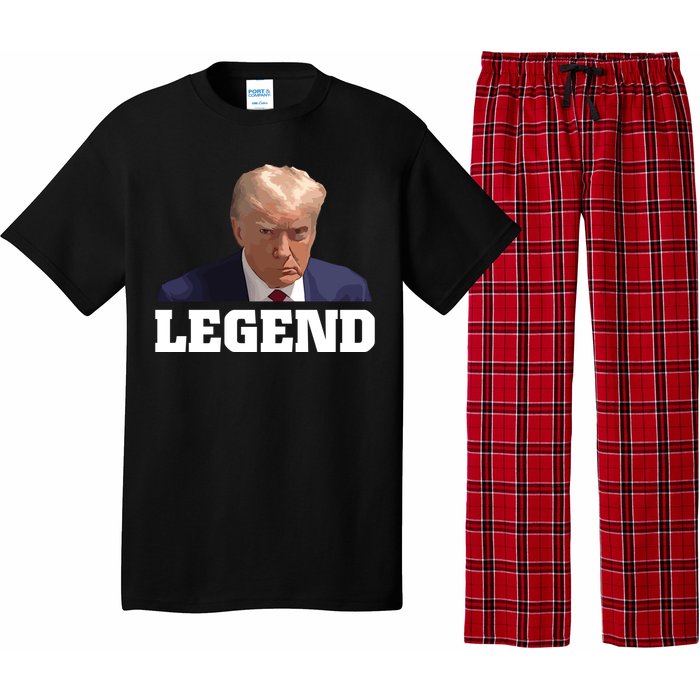 Trump 2024 Mugshot President Legend Pajama Set