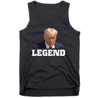 Trump 2024 Mugshot President Legend Tank Top