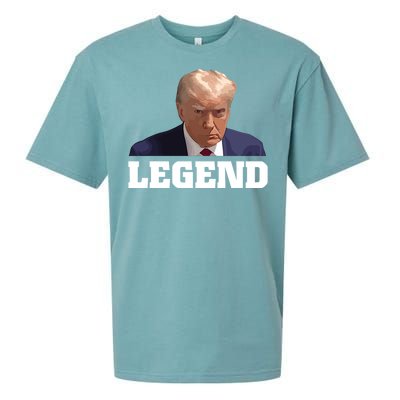 Trump 2024 Mugshot President Legend Sueded Cloud Jersey T-Shirt