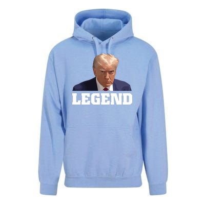 Trump 2024 Mugshot President Legend Unisex Surf Hoodie