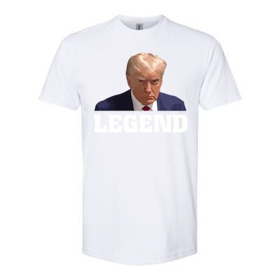 Trump 2024 Mugshot President Legend Softstyle CVC T-Shirt