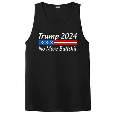 Trump 2024 No More Bullshit PosiCharge Competitor Tank