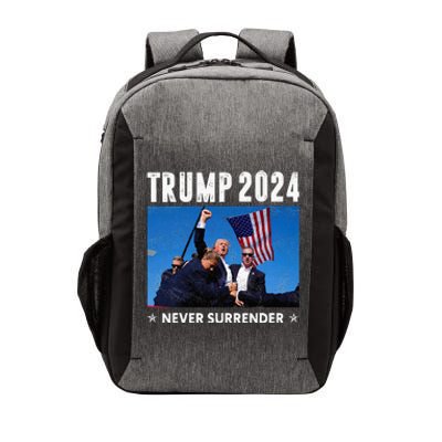 Trump 2024 Never Surrender Trump Assassinated Vector Backpack