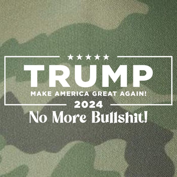 Trump 2024 No More Bullshit Legacy Tie Dye Trucker Hat