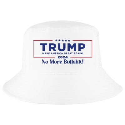 Trump 2024 No More Bullshit Cool Comfort Performance Bucket Hat