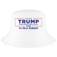 Trump 2024 No More Bullshit Cool Comfort Performance Bucket Hat